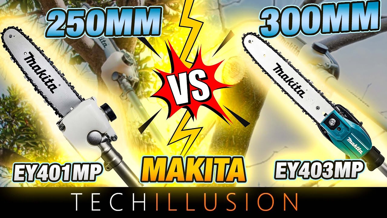 🔥Die BEIDEN MAKITA- Hochentaster Aufsätze EY401MP vs EY403MP Test!🤔😱 Teleskopsägen EY401MP & EY403MP
