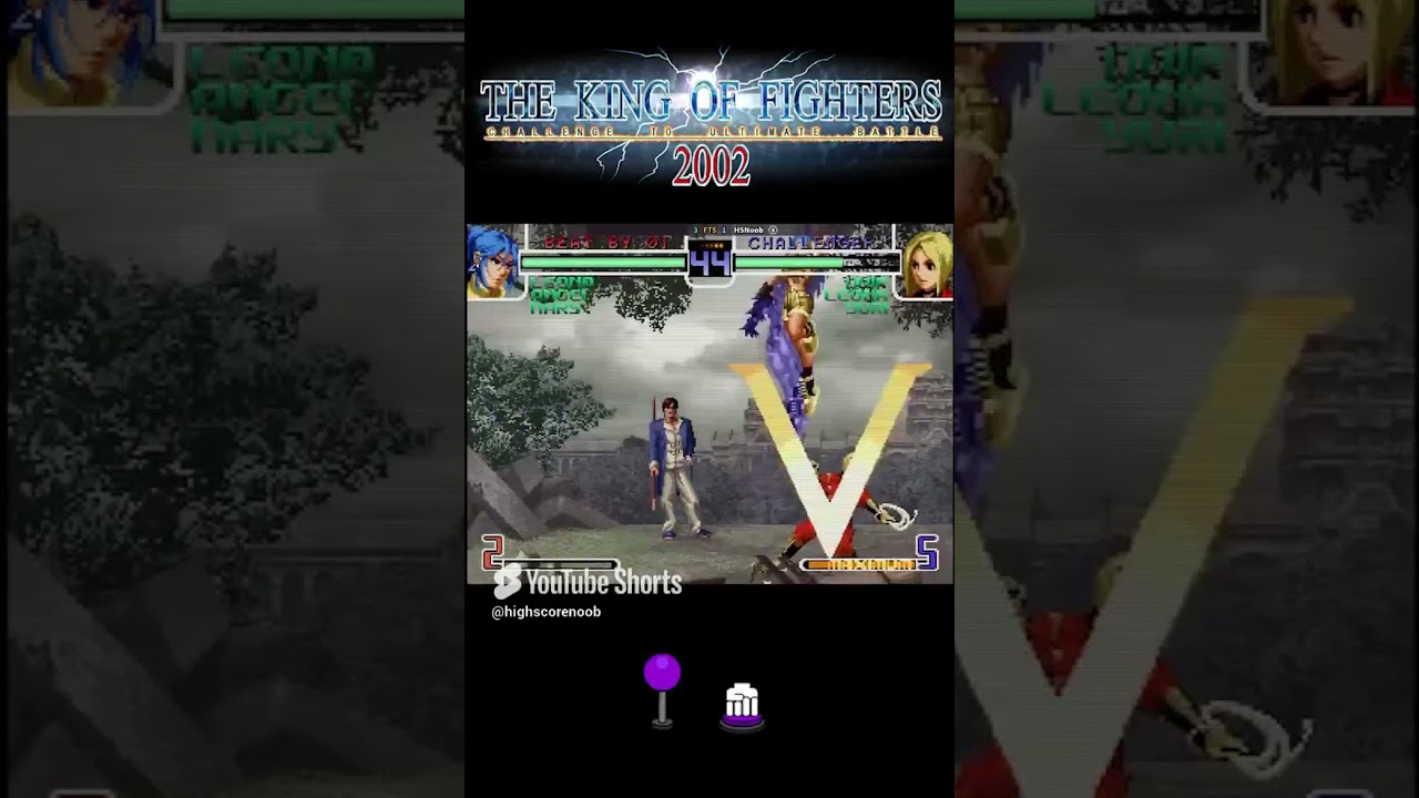 gameplay whip vs. Leona | The King of Fighters | #shorts #retro #tournament #challenge