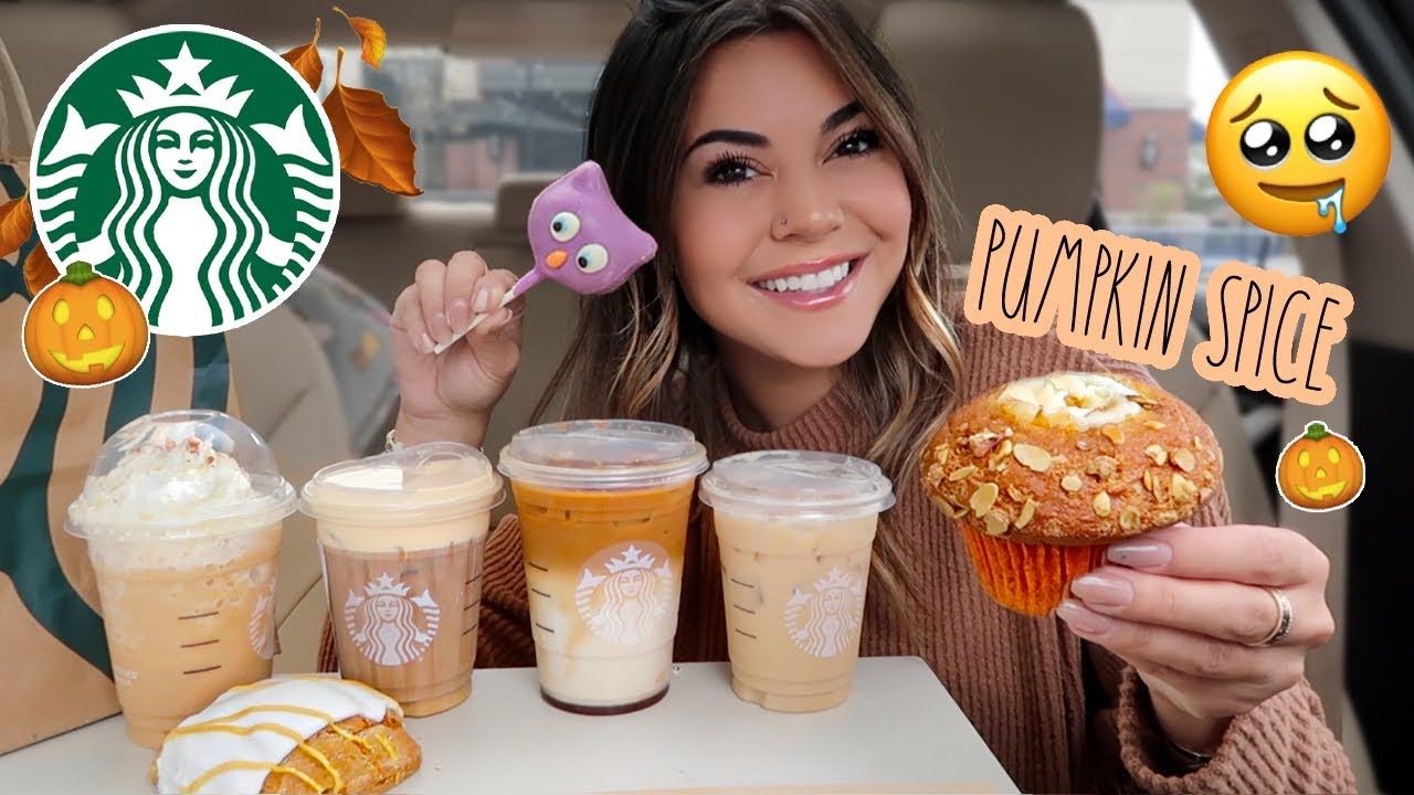 TRYING Starbucks NEW 2022 FALL Drinks and Treats!