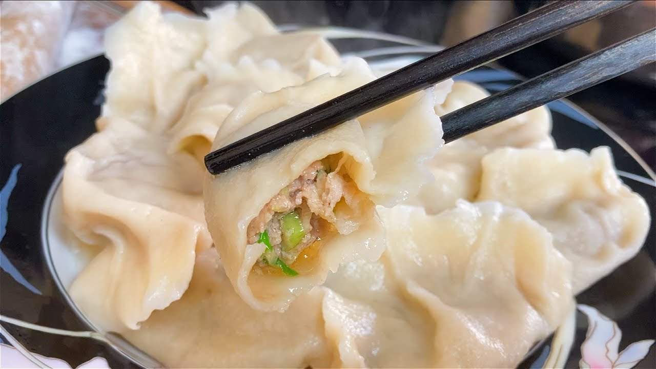 Lamb Dumpling Easy Recipe ASMR Relaxing Cooking