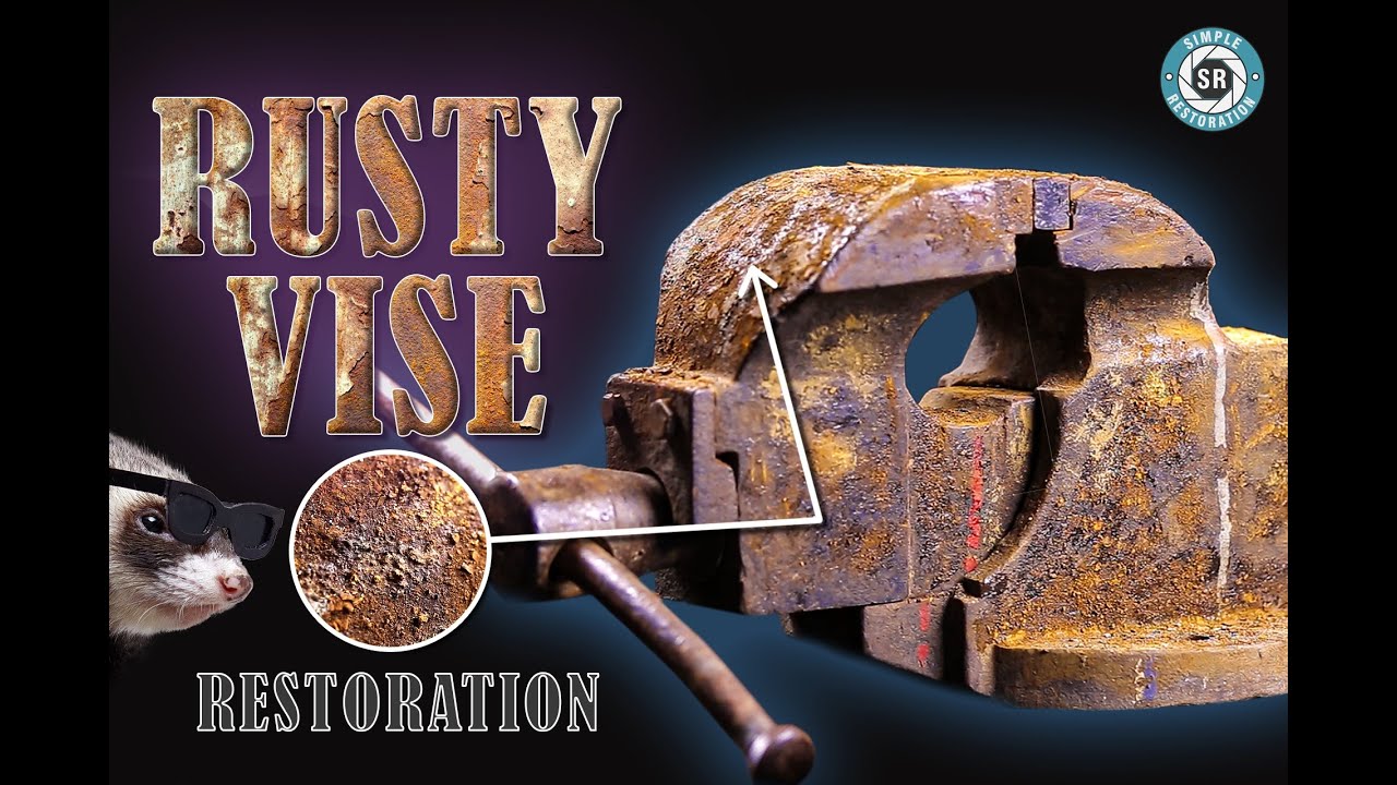 AMAZING REPAIR of the OLD RUSTY VISE for our workshop / SIMPLE RESTORATION