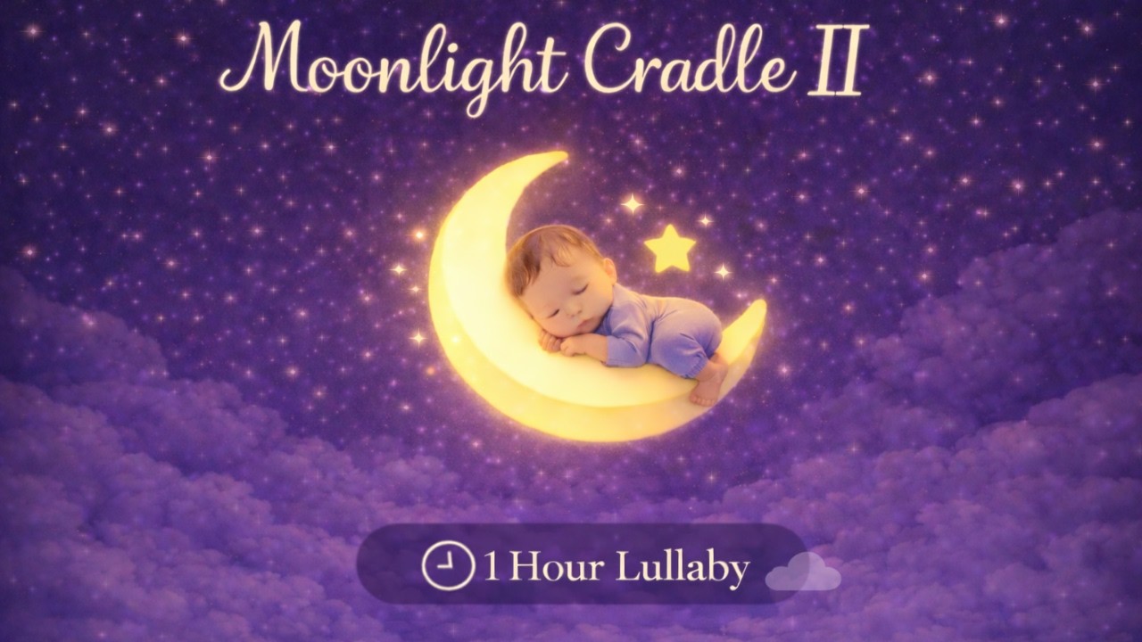 Baby Sleep Music ♫ with Shh Sound 🌙 1 Hours of Soothing Bedtime Songs   | White Noise Lullaby
