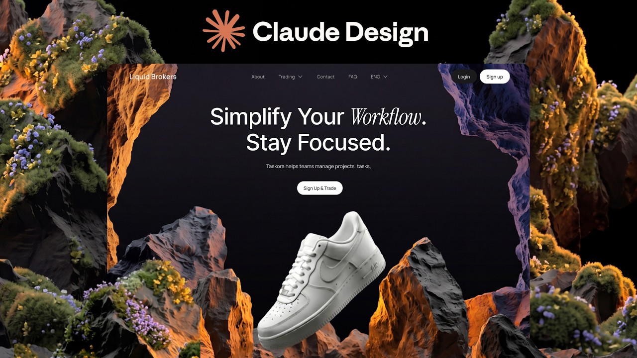 Полный курс CLAUDE DESIGN: Создание и продажа анимированных сайтов (2026)