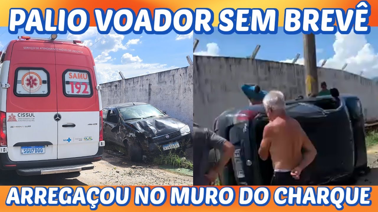 Palio VOADOR arregaçou no muro da charqueada