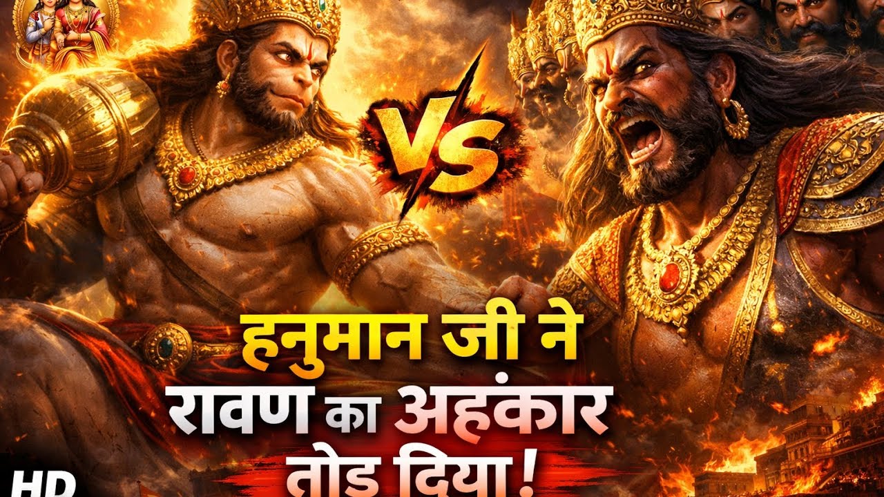 जब हनुमान जी ने हँसी-हँसी में रावण का अहंकार तोड़ दिया | Bhakti Story