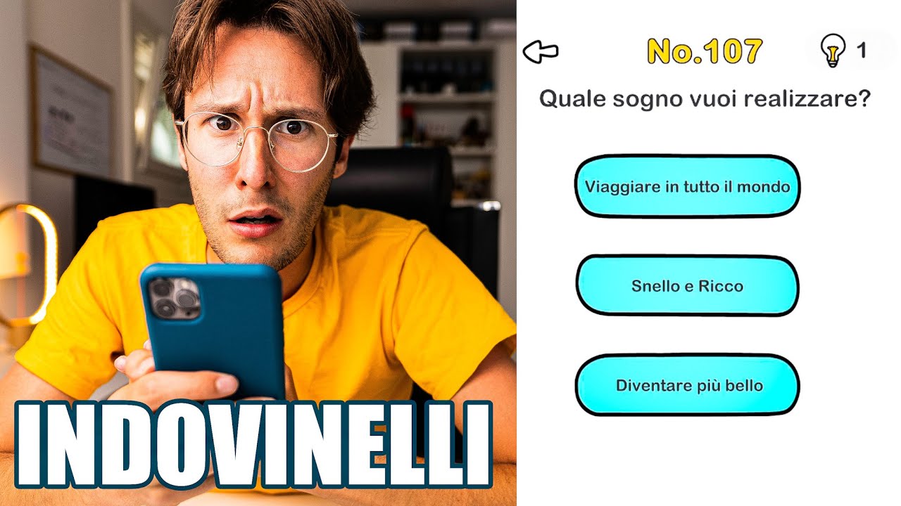 20 INDOVINELLI SEMPRE PIU' IMPOSSIBILI (Brain Out)