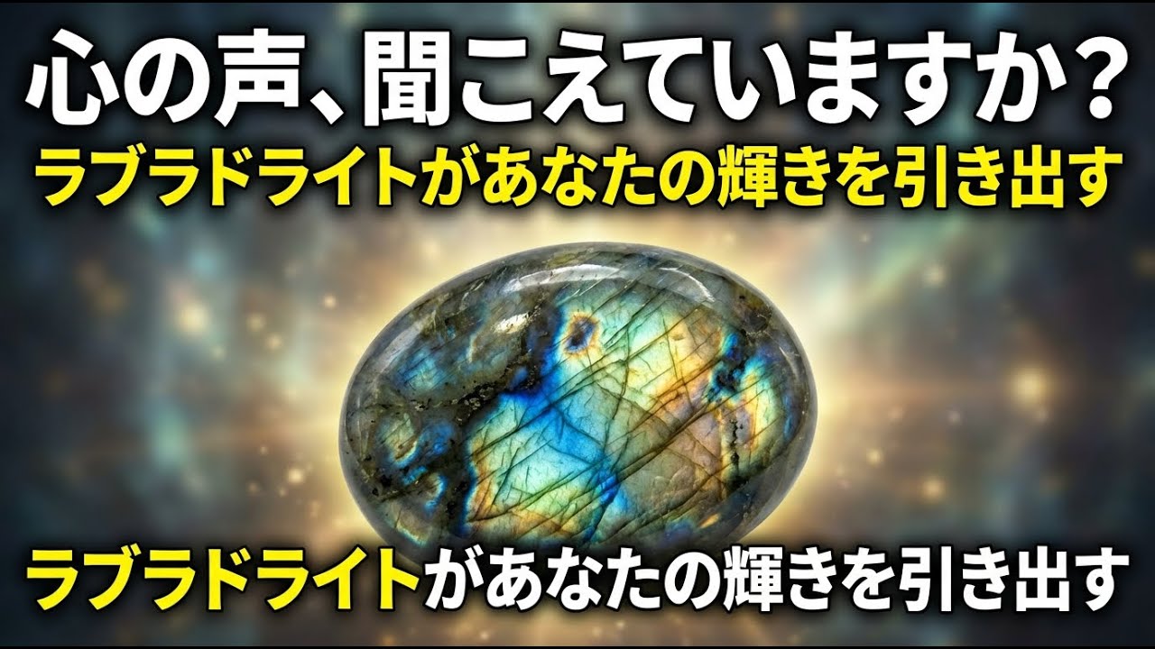 立ち止まった時に見つけた「心の輝き」ラブラドライトの神秘