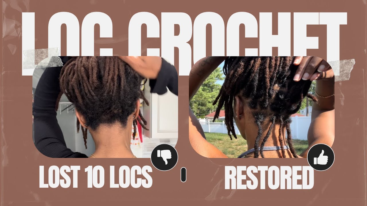 Loc Maintenance With Crochet Needle | Loc Vlog