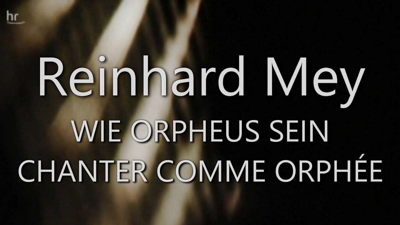 Reinhard Mey &bull; Wie Orpheus sein &bull; Chanter Comme Orph&eacute;e (Dokumentarfilm 2007)