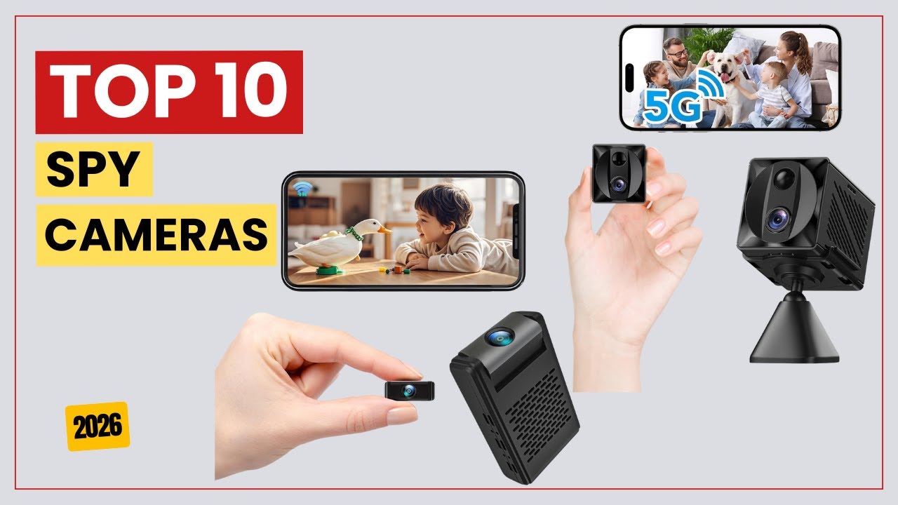 Best Spy Camera 2026 | Top 10 Best Mini Spy Cameras for Discreet Surveillance