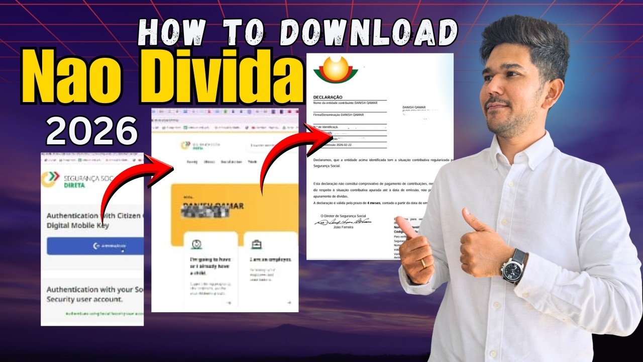 How Can Download Não Dívidas Declaração from Segurança Social Portugal Online in 2026