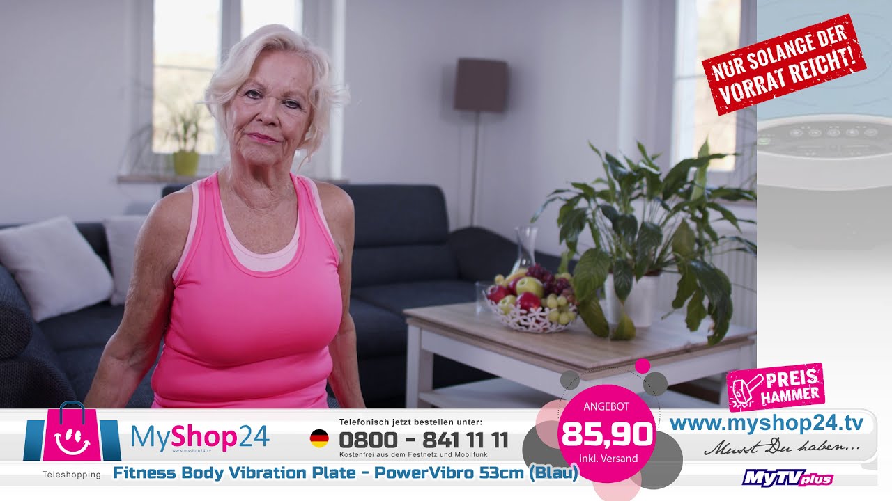 Fitness Body Vibration Platte - PowerVibro präsentiert von Dorit Gäbler