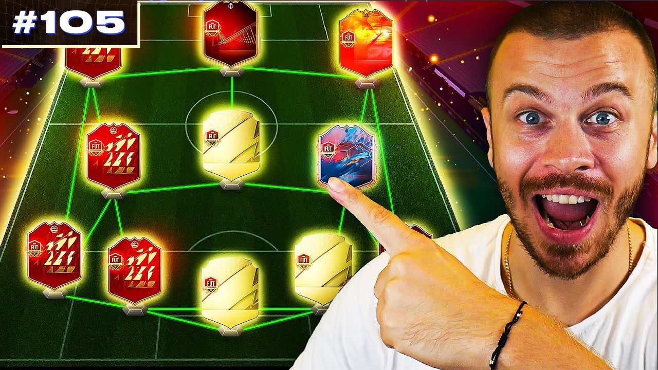 FIFA 22 MY NEW RED PLAYER PICK HYBRID SQUAD WORTH 1,500,000 COINS TO WIN ELITE DIVISION AGAIN!