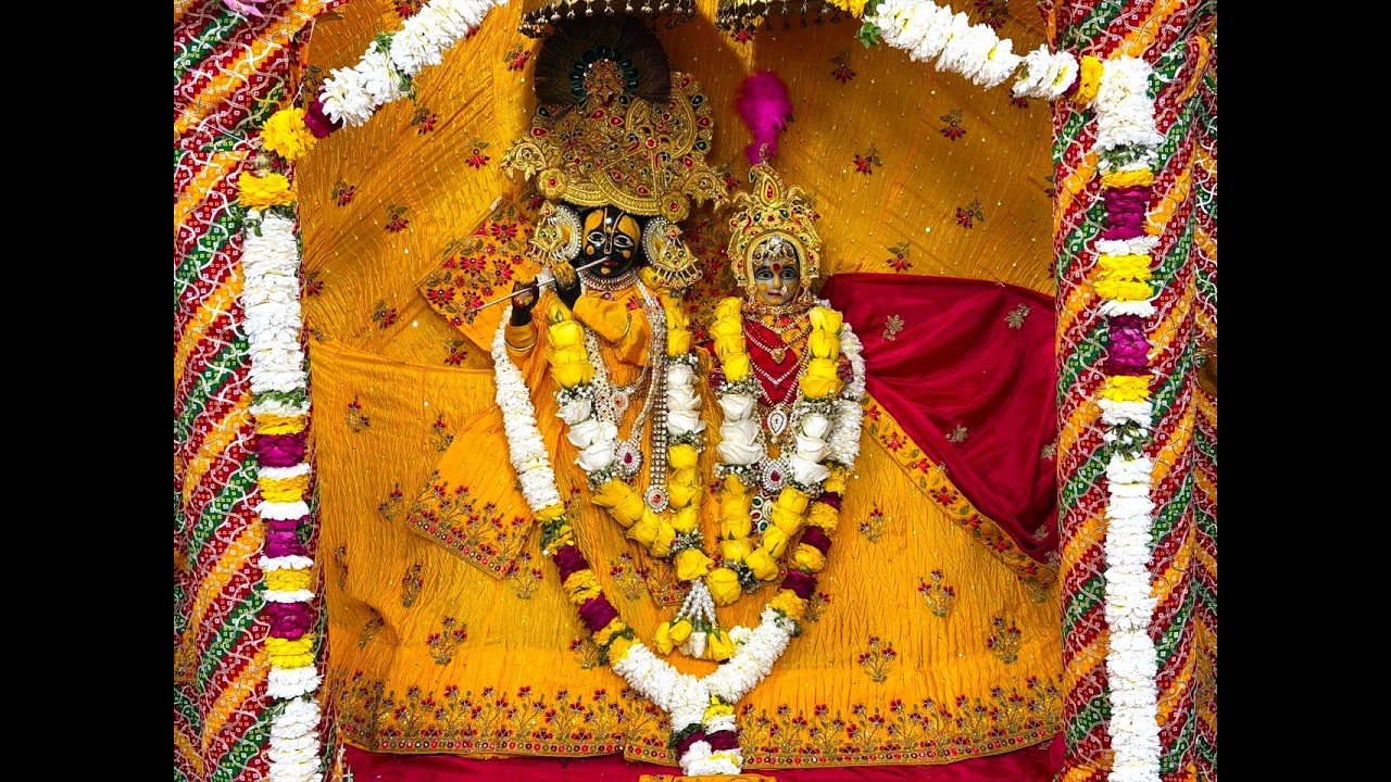 आप देख रहे हैं श्री कुंज बिहारी जू भगवान् शयन आरती दर्शन
