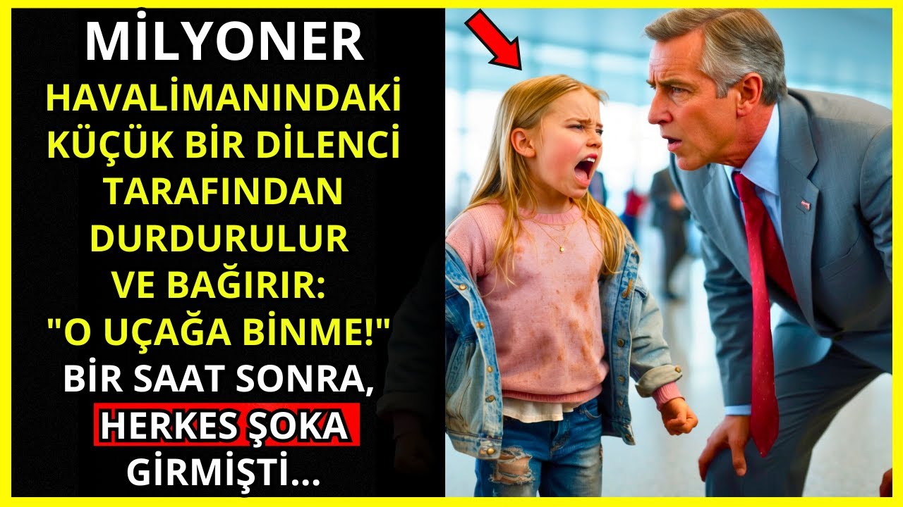 KÜÇÜK BİR DİLENCİ HAVALİMANINDA MİLYONERE BAĞIRIR: 