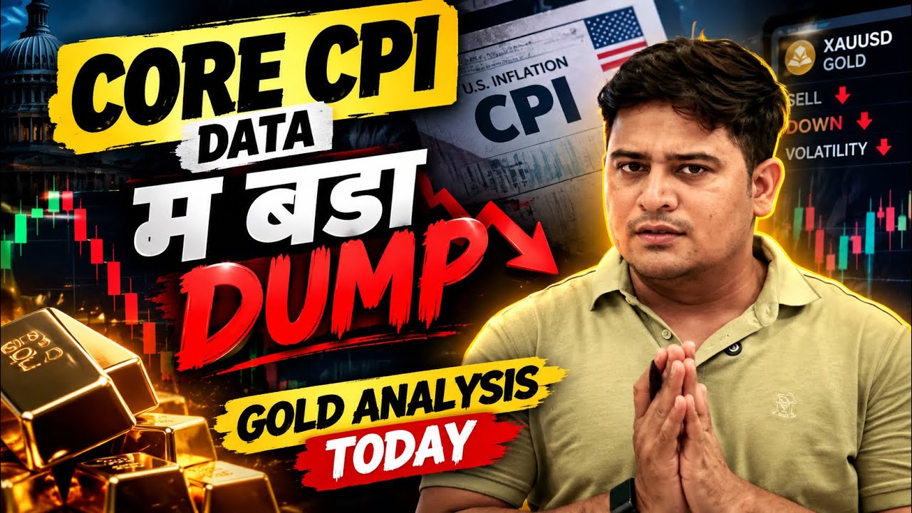 Gold analysis Today | core cpi data | Xauusd Analysis Today | @traderedge_official 