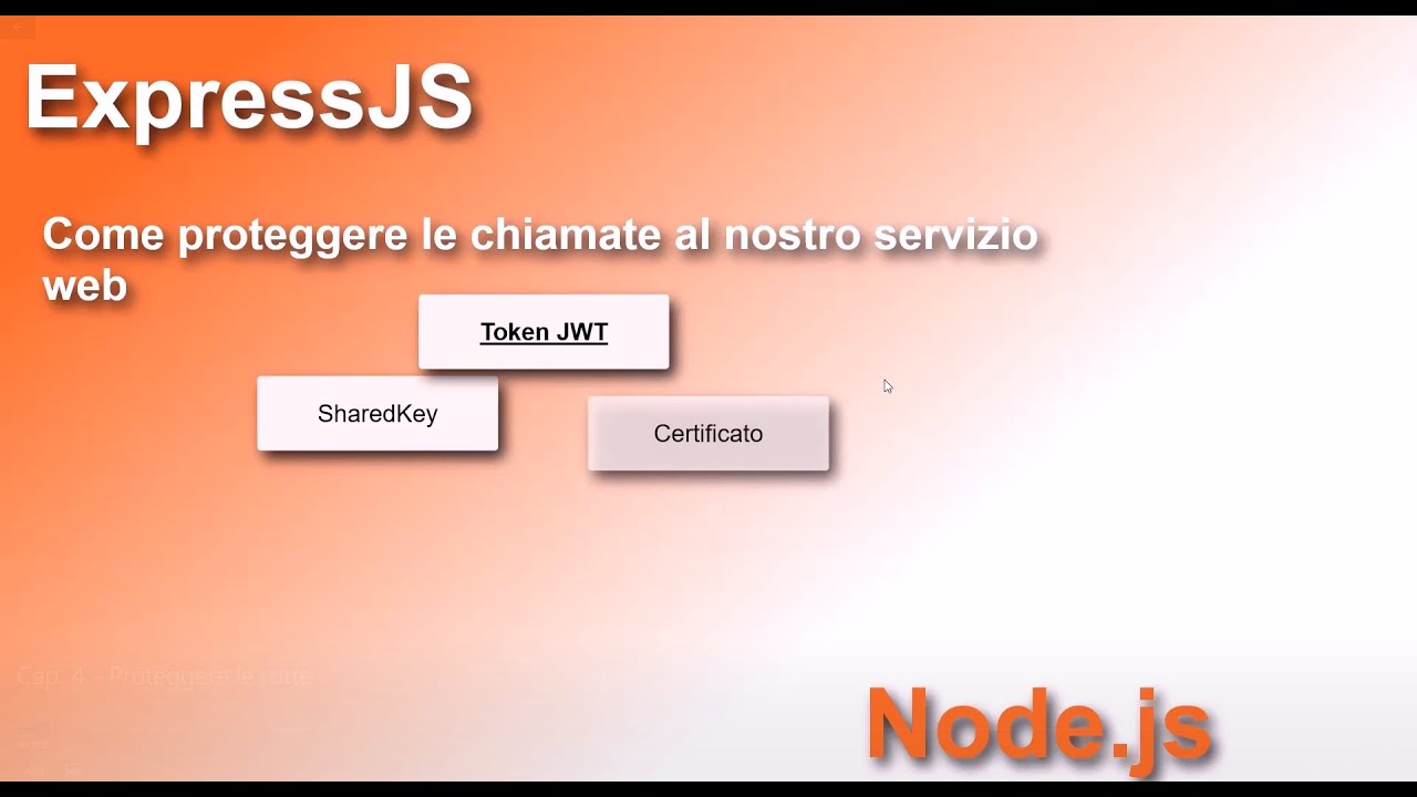 Tutorial ITA - JWT Autenticazione ed Autorizzazione Node.js ed Express.js