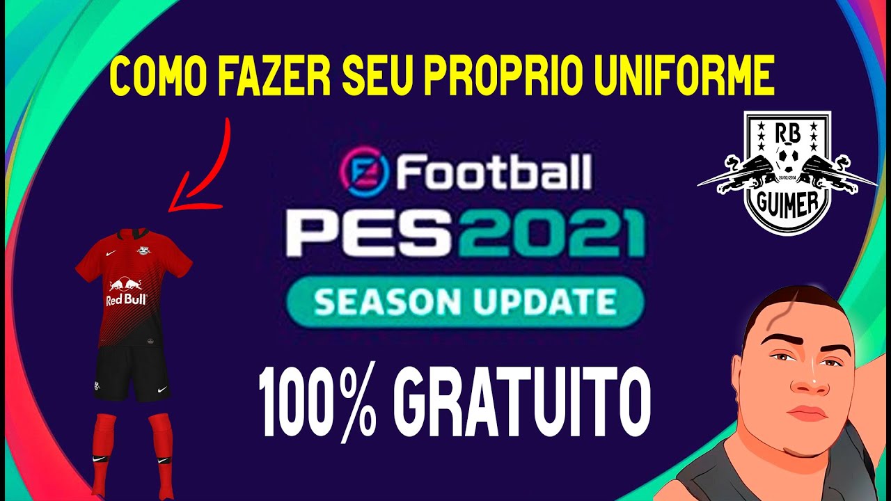 Como criar um uniforme no PES21 para Master League