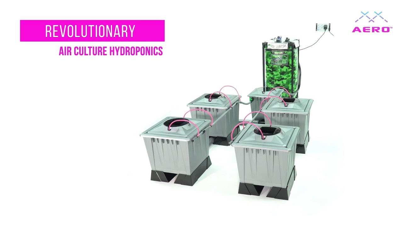 ALIEN&reg; AERO&trade; Silver Series Hydroponic System Features