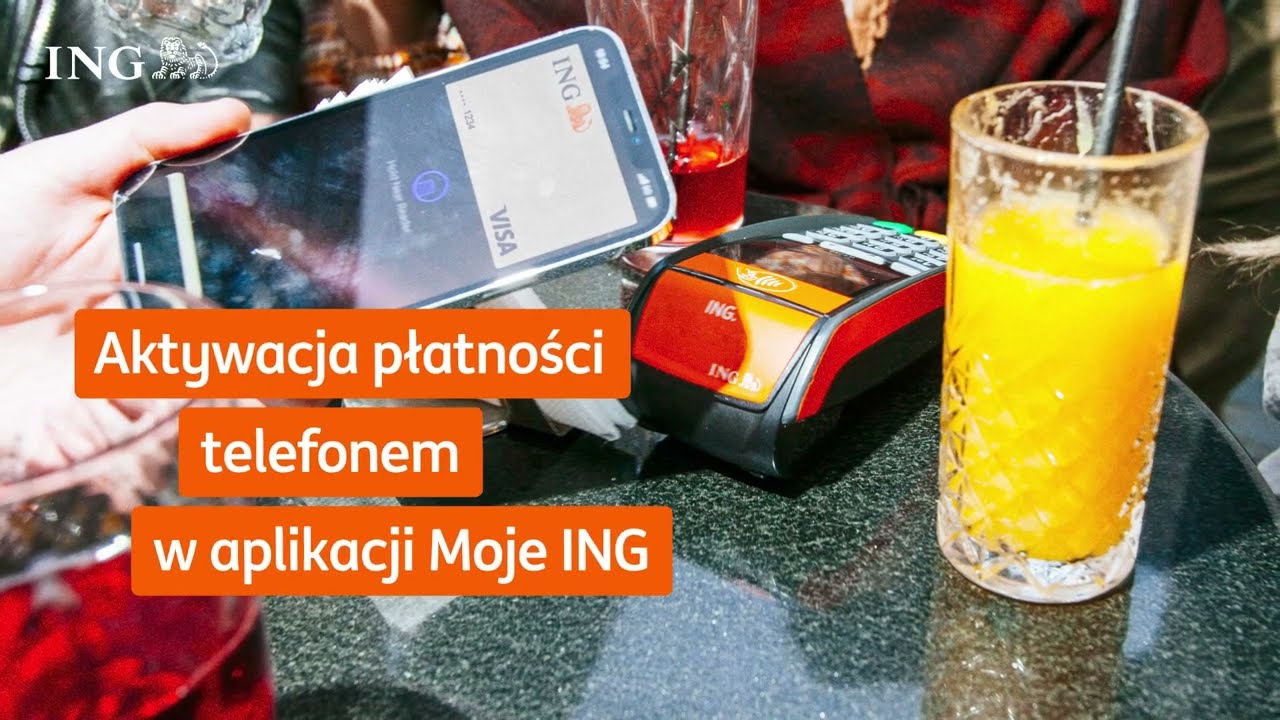Aktywacja płatności telefonem w aplikacji Moje ING