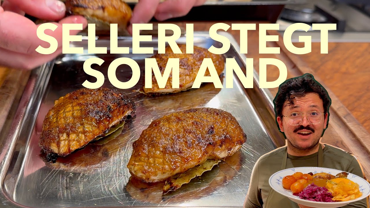 VEGAN DUCK - SELLERI STEGT SOM AND