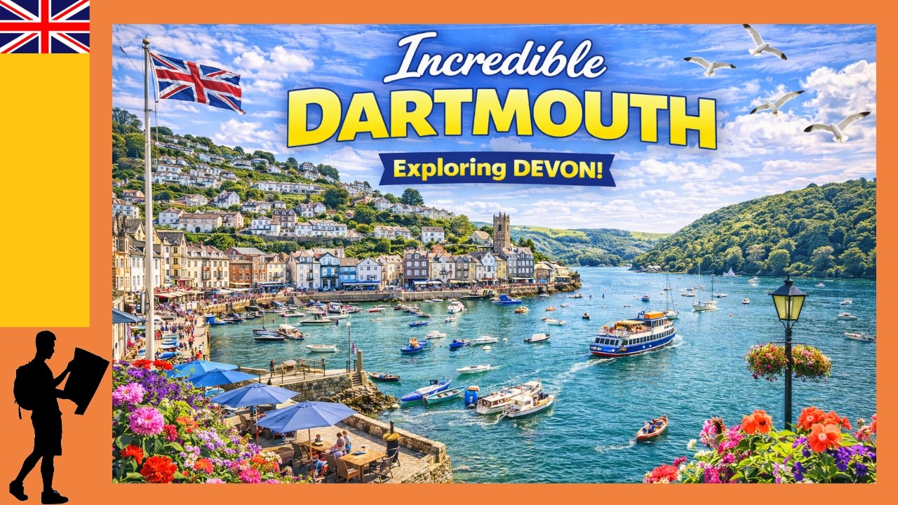 DARTMOUTH DEVON: Walking Tour of a Stunning Devon Market Town