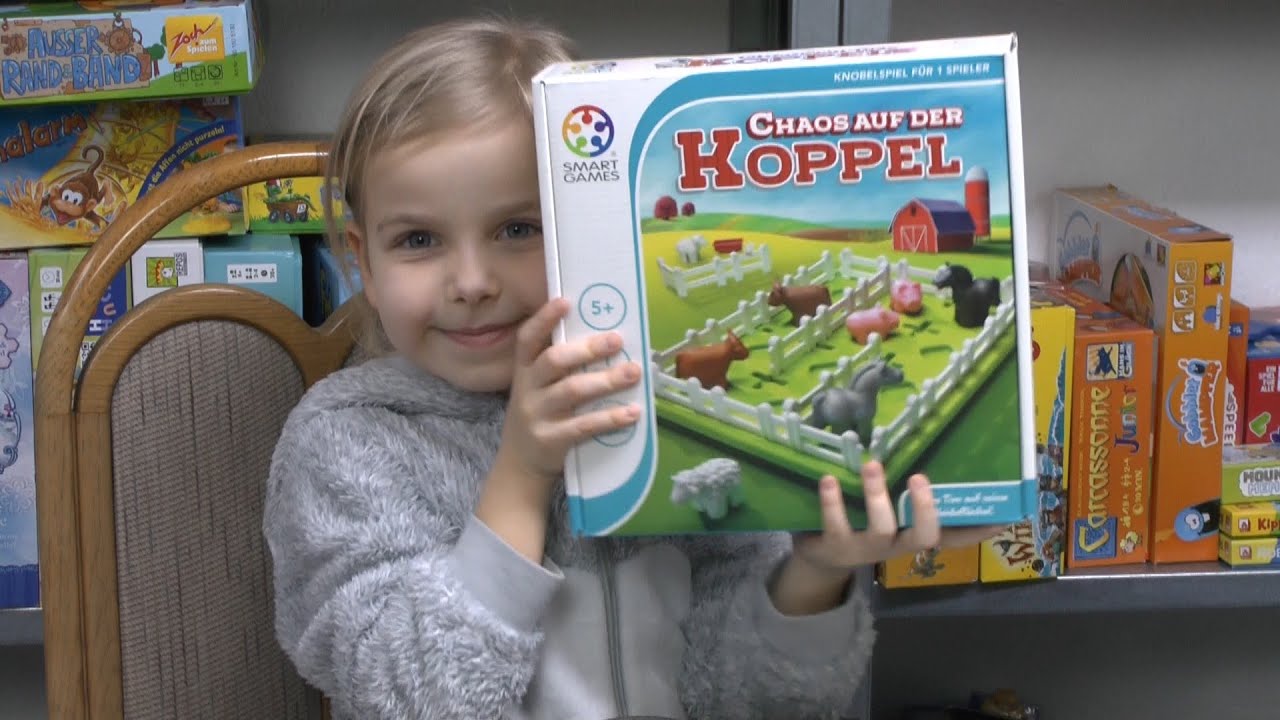 Logikspiel bzw. Solospiel Chaos auf der Koppel (Smart Games) - ab 5 Jahre