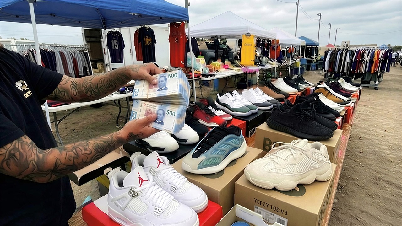 Lo que los Gringos tiran, en Tijuana es ORO 👟 (Gasté $10,000 pesos)