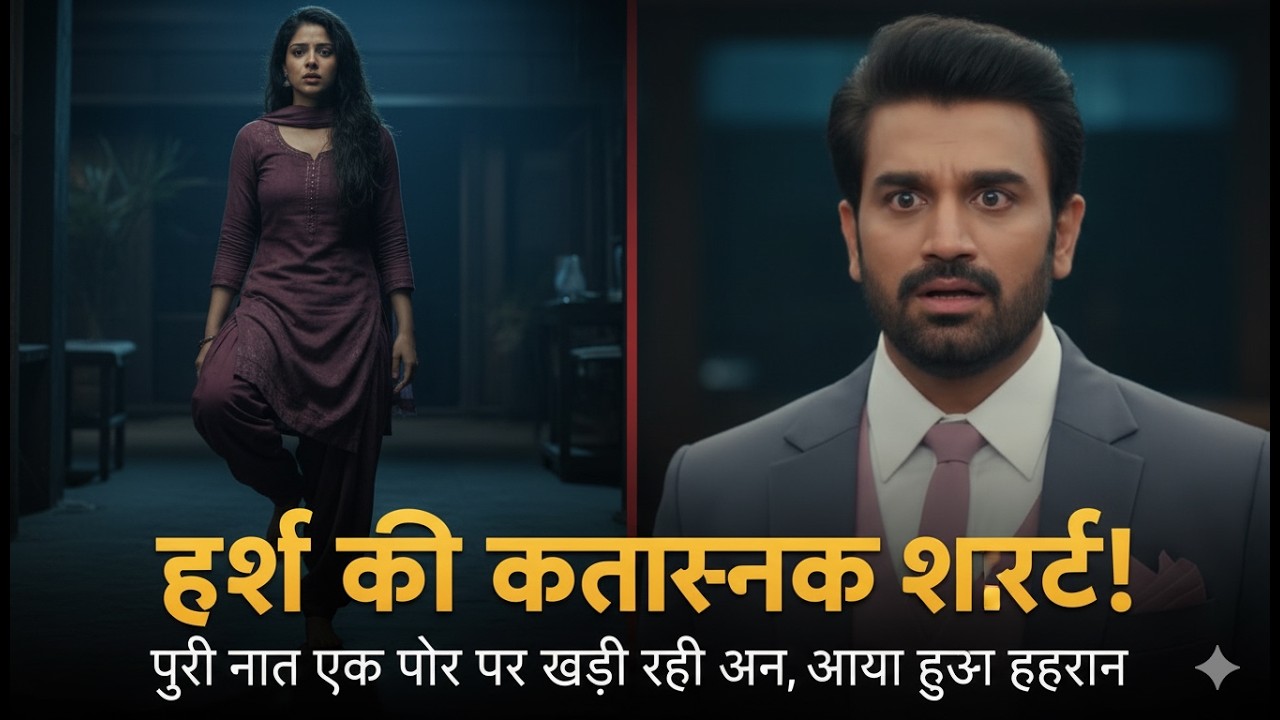 Tum Tak Upcoming Twistहर्ष की खतरनाक शर्त! पूरी रात एक पैर पर खड़ी रही अनु, आर्या हुआ हैरानbig twist