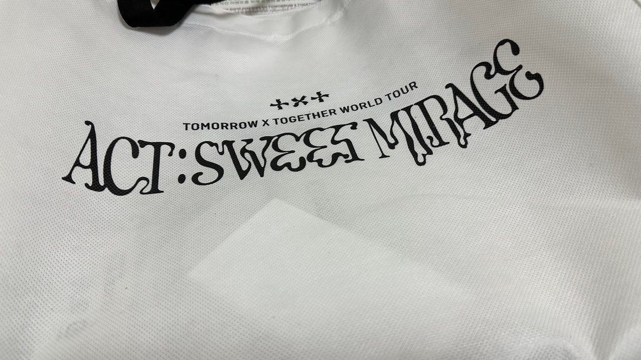 UNBOXING | TXT ACT: SWEET MIRAGE MERCH