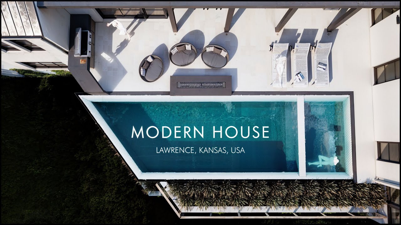 Architectural Visualization for MODERN HOUSE, Lawrense, Kansas, USA