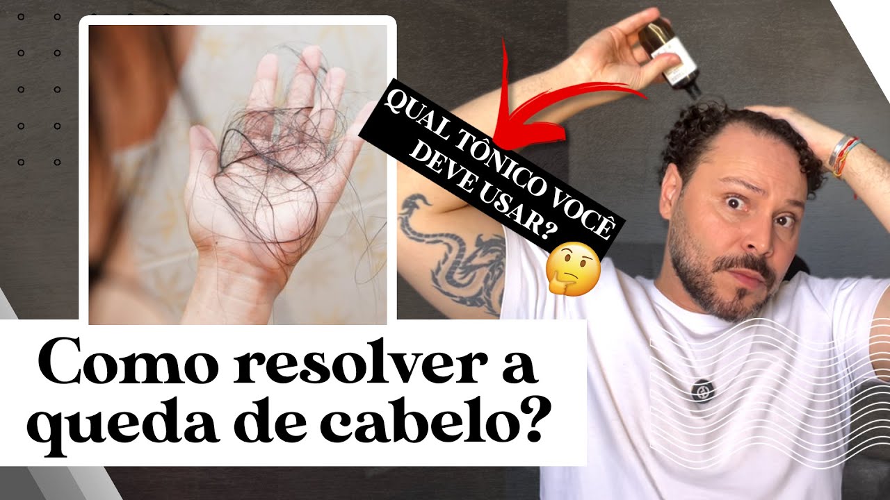 15 DICAS para ACABAR com a QUEDA DE CABELO - &eacute; necess&aacute;rio usar t&ocirc;nico?