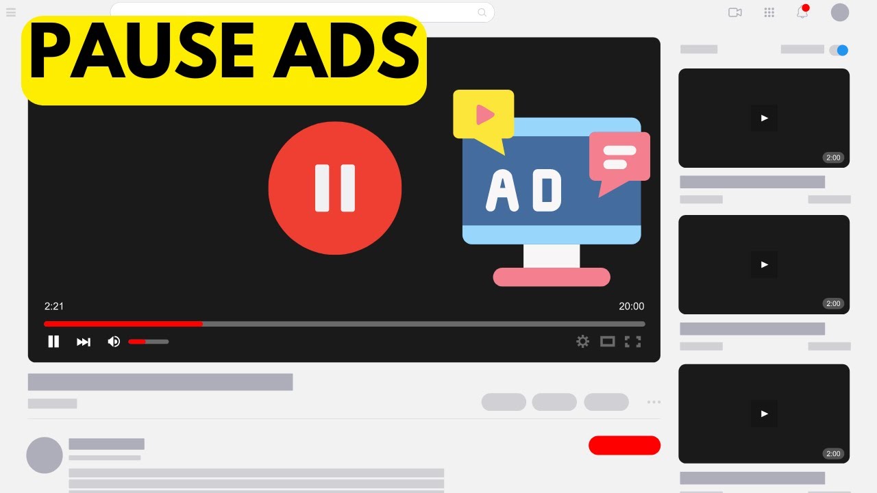 YOUTUBE ROLLS OUT PAUSE ADS