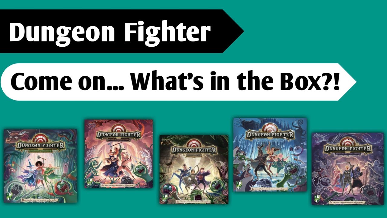 What it Takes to be a Dungeon Fighter: An Unboxing of the All-In Kickstarter for Dungeon Fighter