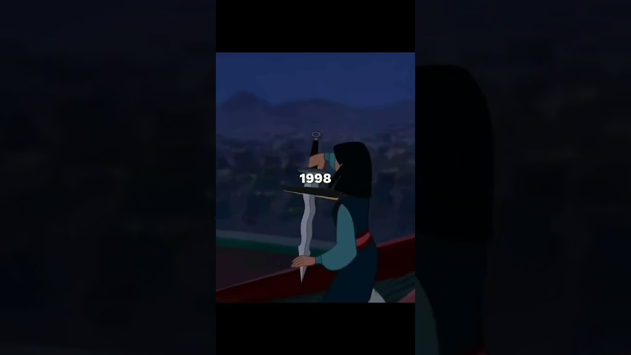 Mulan 1998 ve 2020 farkı #disney #mulan #disneymulan #shorts #edit