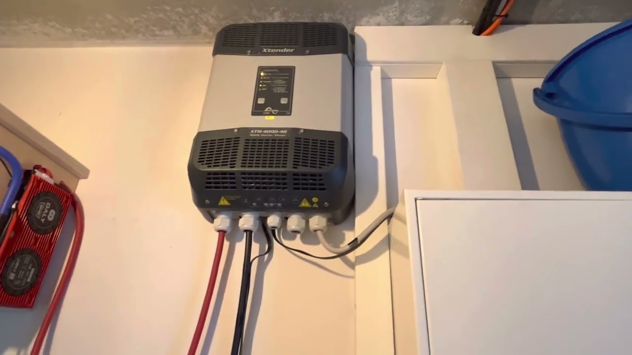 Die Anlage 100% Strom und Wärmeautarg.