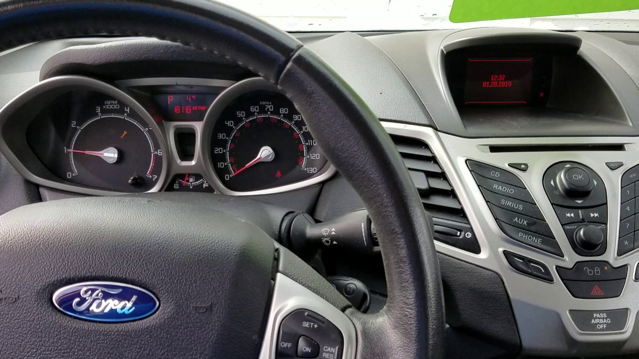 How to turn off traction control is Ford Fiesta 2012-2019