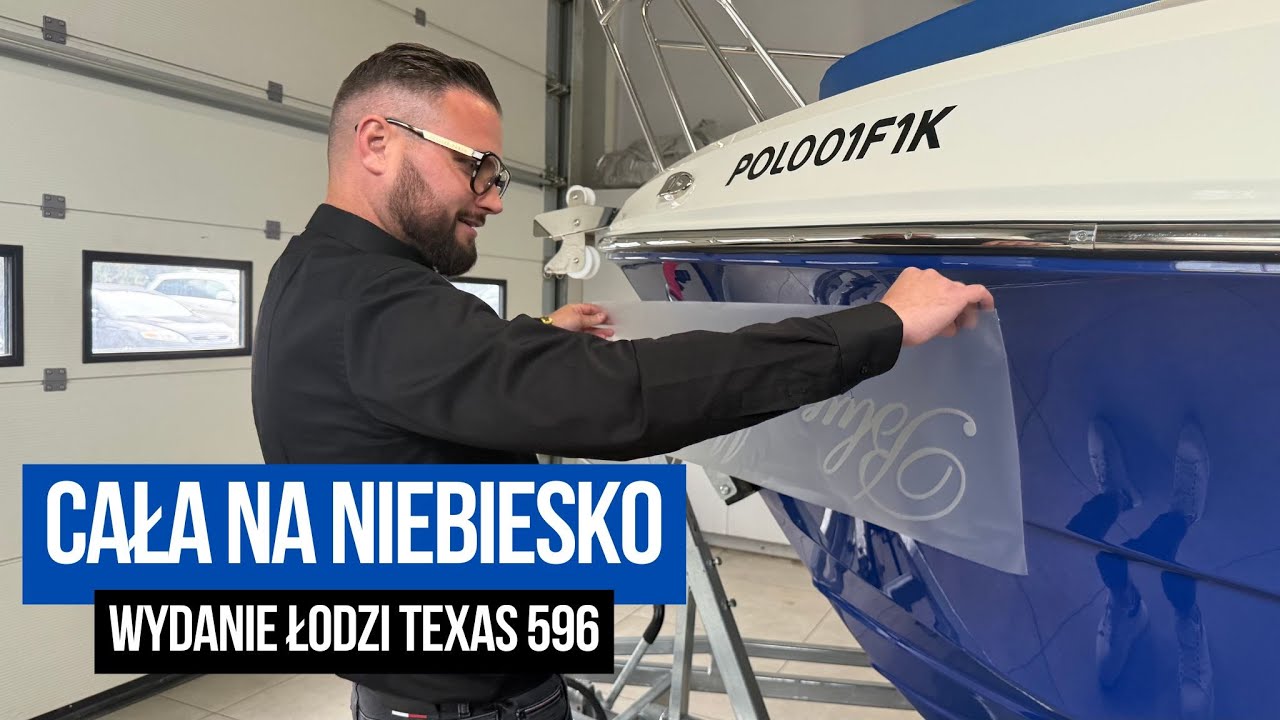 Texas 596 z silnikiem Honda BF 150 D LRU | Blue Moments - cała na niebiesko! Eskapader Płock