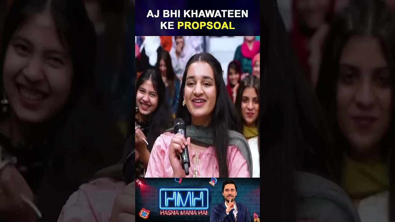 Jawed Sheikh Ko Khawateen Kay Proposal | Hasna Mana Hai | Tabish Hashmi | Geo Classics | #shorts
