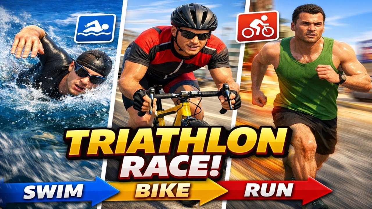 Can I Win the GTA 5 Triathlon Race?!#GTA5#GTAV#TriathlonRace#GTARace#GTA5Gameplay
