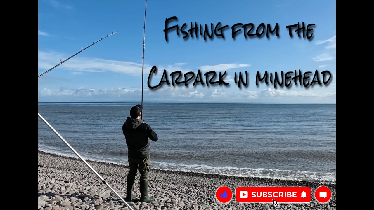 Easy fishing from the carpark, Minehead