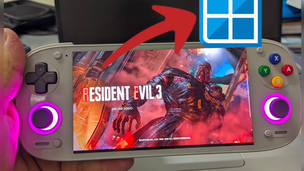Retroid Pocket 5 Teste em RESIDENT EVIL 3 Remake - Winlator 9.0