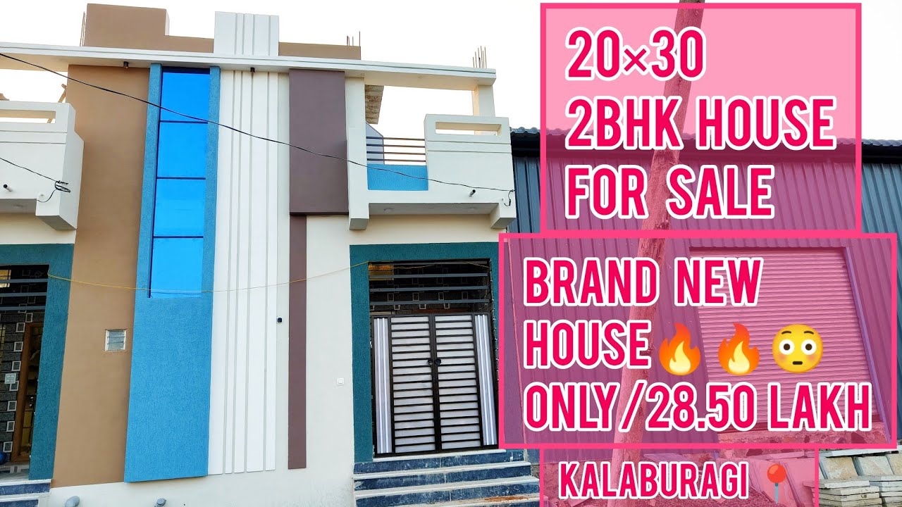20×30 brand new house for sale | karnataka gulbarga near al ateeq place function Hall 