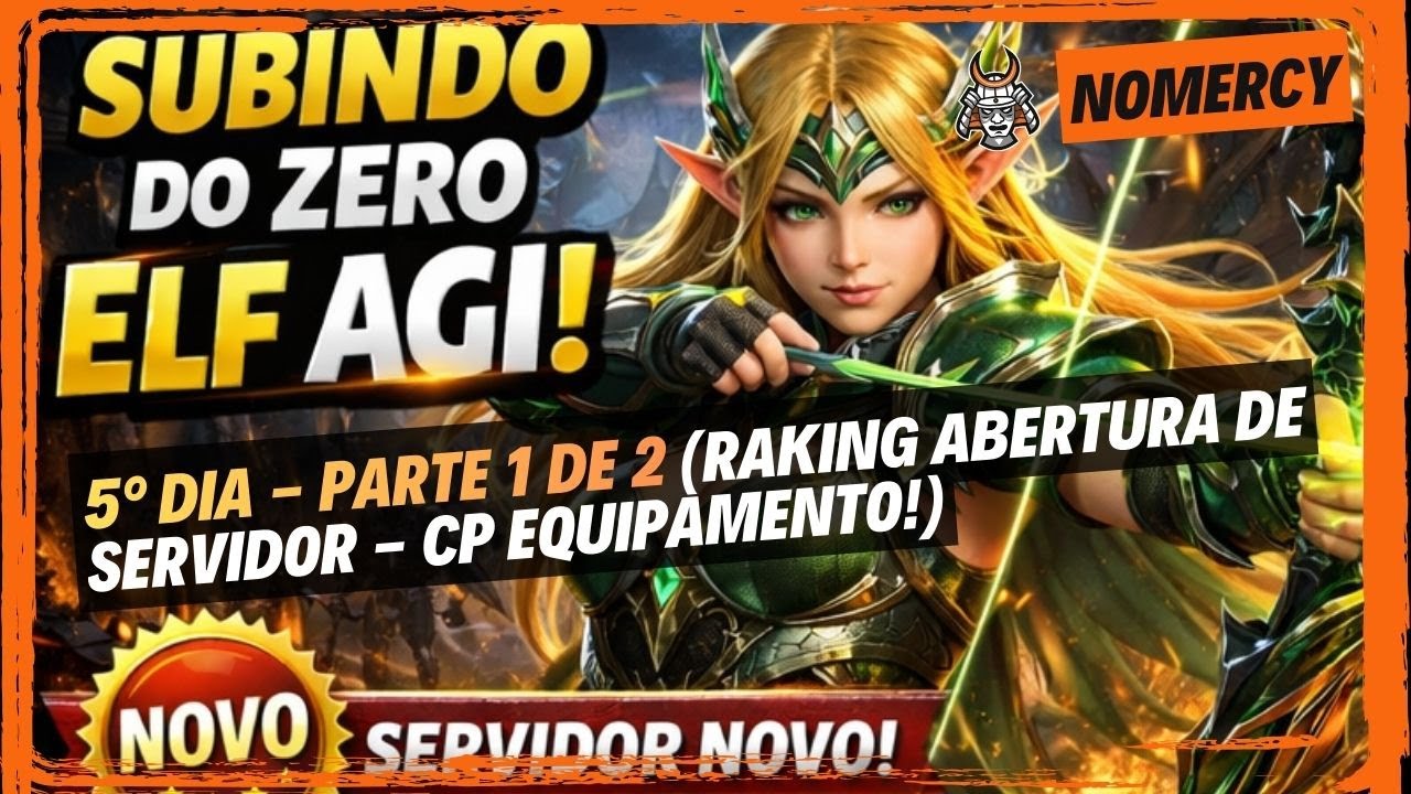 🔥MU DARK EPOCH: UPANDO DO ZERO NO SERVIDOR NOVO GORGON 11 | ELF AGI — 5º DIA - PARTE 1 DE 2
