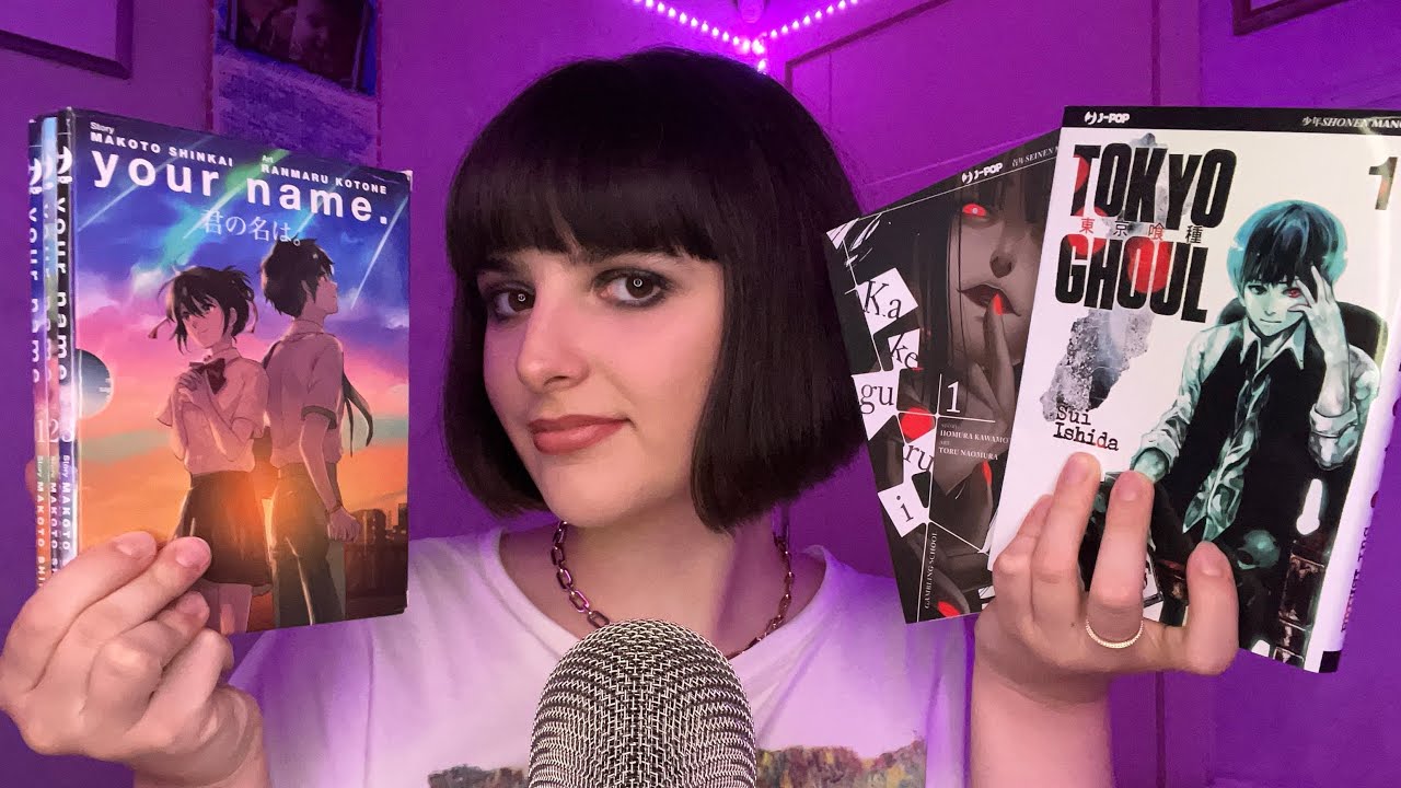 ASMR My Manga Collection🎏🎎🎐 (tapping, book triggers)
