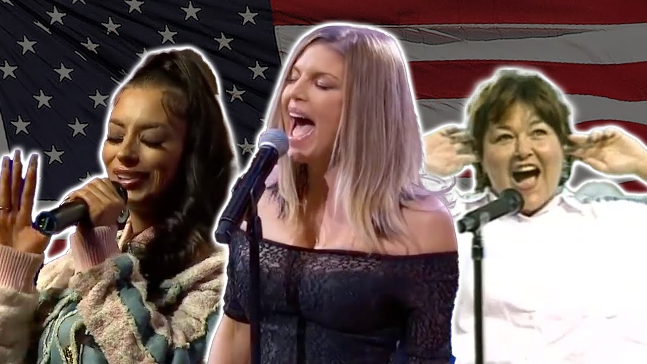 National Anthem Performance Fail Compilation