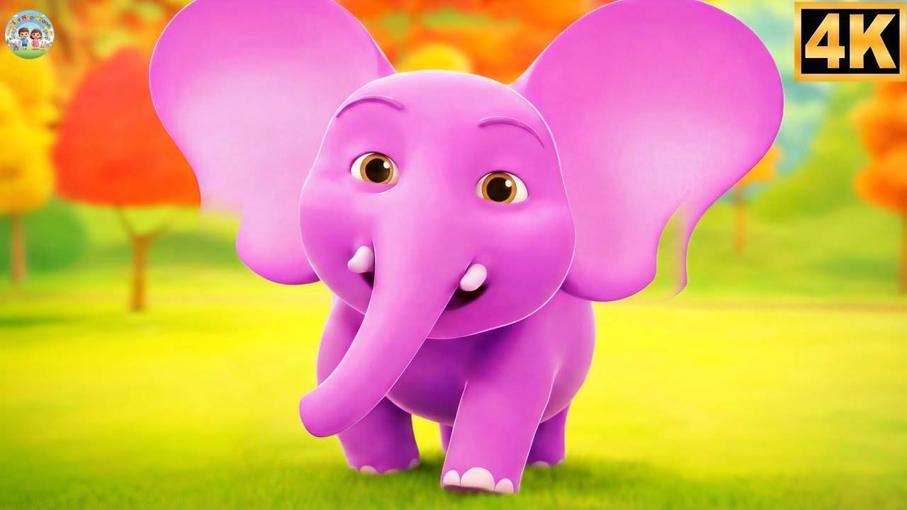 एक मोटा हाथी घूमने चला ||Ek Mota Hathi Ghumne Chala||Nursary Poems and Cartoon Song Video for kids||