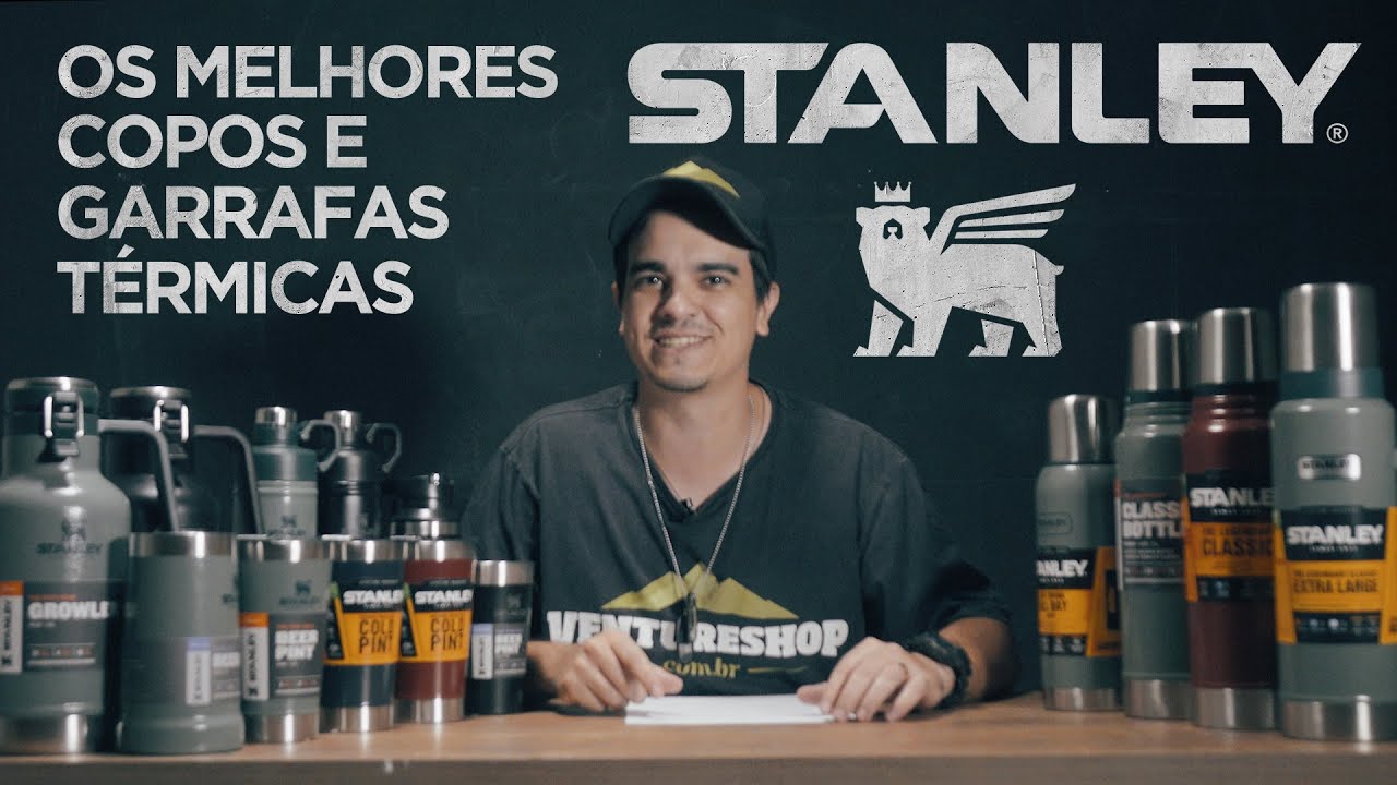 OS MELHORES COPOS E GARRAFAS TÉRMICAS STANLEY