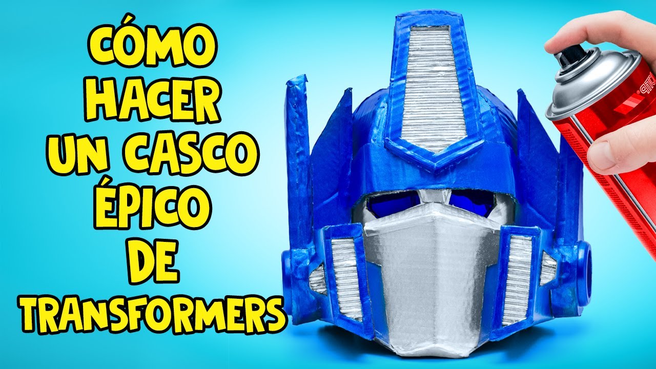 Cómo hacer un casco épico de Transformers || Aventura de cartón