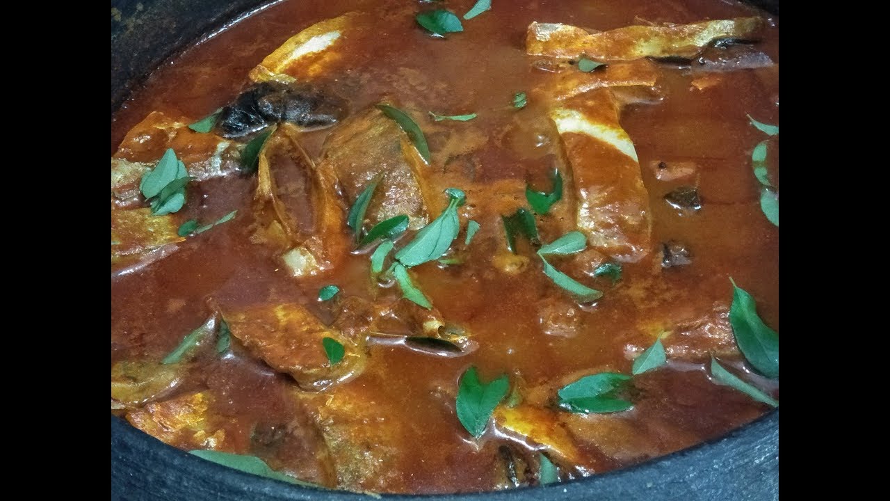 തേങ്ങ ഇല്ലാതെ വറത്തരച്ച മീന്‍ കറി /Varatharacha Fish Curry without Coconut/Kerala Recipe